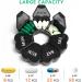 Gaonmic Cute Flower Pill Organizer - 7 Day Portable Case for Vitamins and Supplements (Black) - Buy Online on GoSupps.com