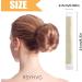 RSYHVG 2 Pcs Magic Hair Bun Maker Fast & Easy Donut Bun Maker French Twist Hair Fold Wrap Snap Band for Girls Women (Beige) - Buy Online on GoSupps.com