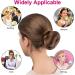 URAQT 4 Pcs Hair Bun Maker Set with 10 Hair Pins - Easy French Hairstyle Doughnut Styling Tool for Girls and Women - Buy Online on GoSupps.com