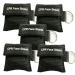 Pack of 5pcs CPR Face Shield Mask Keychain Ring Emergency Kit CPR Face Shields for First Aid or CPR Training (Black-5)