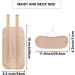 Buy Reusable Castor Oil Pack Kit - 2 Pieces for Liver Detox Thyroid Support Muscle Pain Relief | International Shipping - Buy Online on GoSupps.com