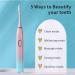 Magnetic Levitation Electric Toothbrush - 6 Brush Heads 90 Days Battery Life Adults - White Color - Buy Online on GoSupps.com