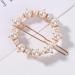 Yheakne Boho Pearl Hair Clip Gold Pearl Hairclips Vintage Square Hair Pins Decorative Bobby Pin Geometry Hair Accessories for Women and Girls Gifts (Circle) - Buy Online on GoSupps.com