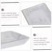 Homsfou 2-Piece Marble Ceramic Tray Set - Multi-Purpose Storage Decor for Valentine's Day - Exquisite Dark Gray 13.8x10.2cm - Buy Online on GoSupps.com