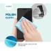 Microfiber Cleaning Cloth for Cell Phone Eyeglasses Camera Lens LCD Screens Jewelry - Buy Online on GoSupps.com
