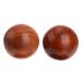 Beaupretty 2st handball massage manual massage balls hand massage roll stressball foot massage round hand balls round massage balls wenge scrollrad ornaments gymnasium ball