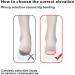 Correct-Position Height Increase Insoles - Heel Cushion Inserts for Leg Length Discrepancies (Black 1.0 Height - Buy Online on GoSupps.com