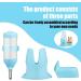 Diyife Hamster Water Bottle 80ml - Non Drip Automatic Dispenser for Small Animals - Ideal for Hamsters, Guinea Pigs, Bunnies, Chinchillas - Blue - Buy Online on GoSupps.com
