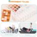 FRCOLOR Lip Gloss Containers Desk Trays Bin Organizer Powder Puff Storage Holder Eye Shadow Makeup Stand Dog - Buy Online on GoSupps.com