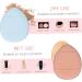 PLAFOPE 3 Boxes Mini Finger Puff Makeup Powder Puff Powder Foundation Triangle Powder Puff Cushion Puff Foundation Puff Makeup Puffs for Powder Small Powder Puffs Hydrophilic Non-latex - Buy Online on GoSupps.com