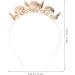 FRCOLOR Seashell Crown Headband Pearl Conch Hair Hoop Mermaid Crown Gold Tiara Seashell Hair Accessories for Women Girls Wedding Beach Party - Buy Online on GoSupps.com