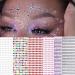  IDOTSEZU Eyeshadow Stickers Eyeshadow Stickers DIY Beauty Body Brow Makeup Face Jewelry Diamond Decoration 3D Diamond Face Tattoo Instant - Buy Online on GoSupps.com