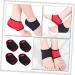 NOLITOY Ankle Cushion Heel Socks - 2 Pairs Protective Pads for Soccer & Football | Breathable Plantar Inserts for Men & Women - Buy Online on GoSupps.com