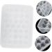Mikikit 34 Egg Preservation Box Plastic Serving Tray Fridge Egg Holder Tray Kitchen Egg Tray Flat re-usable - Buy Online on GoSupps.com