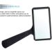 3X Lightweight Handheld Magnifier Rectangular High Clarity Reading Scratch Resistant Glass Lens for Reading Hobbies Repair Observation Hobbies and Crafts Better Life - Buy Online on GoSupps.com