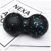 Marmerdo Massage Ball - 16.5x8.5x2cm Blue Peanut Gymnastics & Lacrosse Device for Foot Neck and Muscle Massage | Ideal Fitness & Yoga Tool - Buy Online on GoSupps.com
