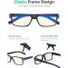 Eyekepper 5-Piece Classic Spring Hinge Reading Glasses Set - Sun Reading Glasses with Blue Light Blocking - 0.75 Diopters - Buy Online on GoSupps.com