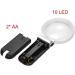 Lightweight Magnifying Glass 3 Times 63Mm Ultra-High-Resolution Handheld Magnifying Glass for Reading Maps-Watch Repair Magnifying Glass Lofty Ambition - Buy Online on GoSupps.com