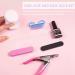 BISHENGYF Gel Nail Extension Starter Kit with Lamp - 2-In-1 Nail Glue & Base Gel, 120 Stiletto Nail Tips, LED Light, Acrylic Clipper - DIY Manicure Set (Black) - Buy Online on GoSupps.com