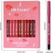 12 Couleurs Matte Lip Liner Pencil Set Rouge l vres velours mat cr meux Kit de maquillage pour les l vres en une tape Fit Colors Long Lasting Waterproof Smooth High Pigmented Lip Makeup Red 1 g (Lot de 12) - Buy Online on GoSupps.com