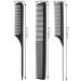 3-Piece Salon Hair Comb Set - Heat Resistant Carbon Teasing Combs for Women & Men - Buy Online on GoSupps.com