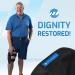 Legg-INS Urinary Leg Bag Cover | Black Privacy Drainage Bag for Men & Women | Certified WBENC - Shop Now - Buy Online on GoSupps.com