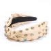 FEDANS Women Knotted Jeweled Headband Embellished Top Hairband ladies Twist Bohemian Hair accessories for Girls style 3
