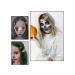 Korean Gothic Skeleton Hands Hair Clips - Punk Rock Devil Claw Barrettes Set (Black/White) - Buy Online on GoSupps.com