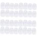 Healvian 16 Pairs Self-Adhesive Heel Pad Gel Heel Cushion Gel Heel Pads Silicon Heel Pads Heel Insoles Heel Cushion Inserts Womens Heels Valid Reusable Heel Pads Damping Women's Accessories