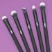 Buy MODA Pro 5pc Deluxe Eye Makeup Brush Kit - Shader Crease Detail Smudger & Liner Brushes (Black) - International Shipping Available - Buy Online on GoSupps.com