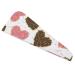Heart Shape Donut Microfiber Hair Towel Wrap for Women 10 Inch X 26 Inch Super Absorbent Hair Turban with Button