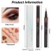 Rose Gold & Bronze Glitter Liquid Eyeliner Set - Waterproof, Smudge Proof, Long Lasting - 2 Pcs Metallic Satin Finish Makeup Pens - Buy Online on GoSupps.com