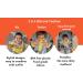 V&D HOME - Baby and Toddler Dribble Bib with Teether | 0-18 month Teething Bibs for Baby and Toddler | 100% BPA & Pthalate Free | Bandana bib with teether Orange - Buy Online on GoSupps.com
