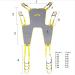 Patient Lift Toileting Sling Large Mesh Sling for Shower Patient Hoist Lift Dress Toileting Access Premium Padded Sling with Headrest 0620 Yellow Large - Buy Online on GoSupps.com