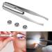 Swiftswan LED Eyebrow Hair Removal Tool Portable Face Epilator Stainless Steel Eyebrow Tweezers Makeup Beauty Tool