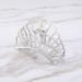 Yean Geometric Hair Claw Clip for Thick Hair - Silver Metal Jaw Clamp for Women and Girls - Buy Online on GoSupps.com