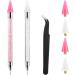 WLLHYF Rhinestone Picker Dotting Pen 7 Pcs Acrylic Crystal Rhinestones Applicator Wax Head Tip Pencil Picker Dotting Pen DIY Nail Art Decoration Tool for Nails - Buy Online on GoSupps.com