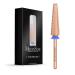 MelodySusie Super Long 5 in 1 Nail Drill Bits 3/32'' Carbide Tungsten Bits Suitable for Manicure Pedicure Cuticle Gel Polishing Professional Advanced Bits Rose Gold Series Bit-X Medium Medium-M Rose Gold