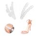 Invisible Anti-Slip Heel Foot Cushion Pads Stickers Non-Slip Forefoot Strips Sticker Adjustable & Self-Adhesive Women Sandals high Heels Stickers (2 Pairs)