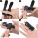Fittoo Finger Splint for Arthritis & Tendonitis Relief - Protective Support for Index Middle & Ring Fingers - Black - Optimal Nighttime Comfort - Buy Online on GoSupps.com