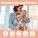 Aolso Dummy Holder Case Silicone Dummy Holder Case Baby Dummy Holder Case Square Pacifier Holder Case Portable Soother Pods for Baby Baby Pacifier Case for Travel Home (Bean Paste) - Buy Online on GoSupps.com