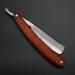 Xuan FENG Zambian Bloodwood Folding Razor - Tempered Steel High Hardness & Sharp Straight Razor for Men - Premium Quality Shaving Tool - Buy Online on GoSupps.com