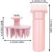 Comb Bottle Applicator | 180ml Hair Oiling Bottle Comb Applicator Scalp Bottle Applicator Hair Oil Bottle with Comb for Hair Hairdressing Coloring Pink Third Generation - Buy Online on GoSupps.com