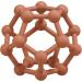 Sensory Baby Teether Ball - BPA-Free Silicone Teething Toy for Babies | MCGMITT Baby Teething Ring - Grab Training Aid for Newborns (Orange, 10cm) - Buy Online on GoSupps.com