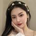 JSGHGDF Temperament Flocking Rose Shape with White Decors Unique Hair Hoop Bride Woman Wedding Party Headwear White Rose - Buy Online on GoSupps.com
