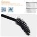 NOLITOY 200 Pcs Elbow Mascara Brush Lash Mascara Lash Accessories False Plastic Make up Eyelash Tool Travel 9.7x0.6cmx4pcs Blackx4pcs - Buy Online on GoSupps.com