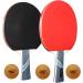 MAPOL 2 Pack 4 Star Professional Ping Pong Paddle Set with Carry Case - Advanced Training Table Tennis Rackets - Buy Online on GoSupps.com