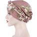 Ethnic Bohemia Pre-Tied Twisted Braid Chemo Cancer Head Cap - Black - Buy Online on GoSupps.com