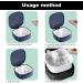Buy GMedHC Braces with Sieve - Portable Prosthetic Dinner Cover & Invisible Tooth Cheeks Storage Box - Double-Layer Hollow Drain - Cleaning Box for Brackets - Blue B - International Shipping Available - Buy Online on GoSupps.com