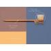 Mini Heron Baby Brush with Rattail Comb, Ultra Soft Goat Bristles - for Newborns, Cradle Cap Removal, Grooming Babies - 1pc - Buy Online on GoSupps.com